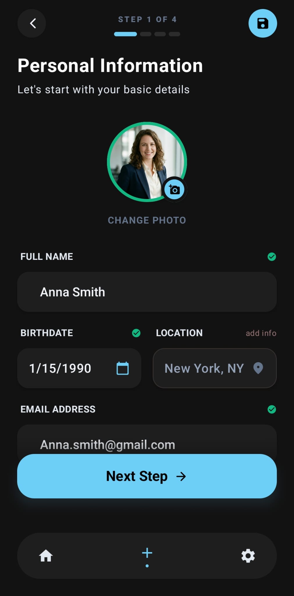 App Interface Screenshot
